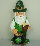 Chicago White Sox St. Patricks Day MLB Garden Gnome