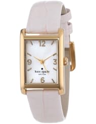 kate spade new york Womens 1YRU0289 Light Pink Embossed Croc Cooper Strap Watch