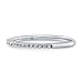 BERRICLE Sterling Silver Round Cubic Zirconia CZ Wedding Bridal Anniversary Half Eternity Band Ring