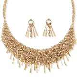 2-Piece Bib Necklace/Earring Set