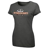 MLB San Francisco Giants Women'S Short Sleeve Crew Neck Tee (Pro Carbon Heather, Large) MLB San Francisco Giants Women'S Short Sleeve Crew Neck Tee (Pro Carbon Heather, Large)