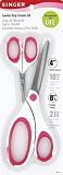Singer Sewing and Detail Scissors Set with Pink and White Comfort Grip