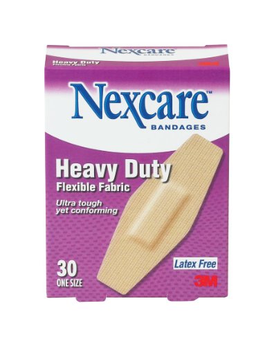 black Friday Nexcare Heavy Duty Flexible Fabric Bandages One Size 30-Count Packages (Pack of 4)B002CVV6B2