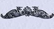 Gothic Medieval New Dragons Sculptural Wall plaque (The Digital Angel)