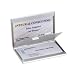 Sigel VZ136 Visitenkarten-Etui Twin, silber, matt, mit 2 F�chern, Aluminium, f�r bis zu 30 Karten (max. 90x58 mm), 1 ST