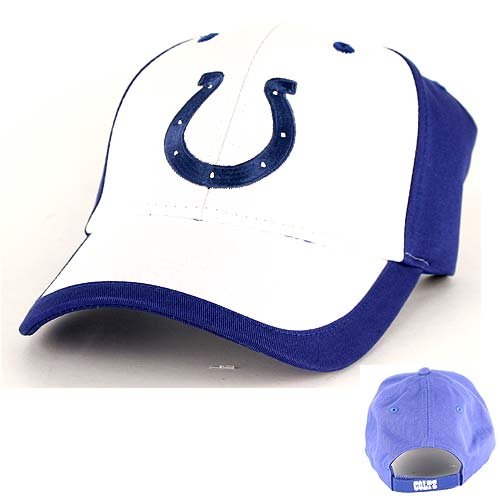 Indianapolis Colts Blue & White Adjustable Baseball Hat