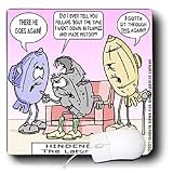 Londons Times Funny Society Cartoons - Old Age Home For Zeppelins - Mouse Pads
