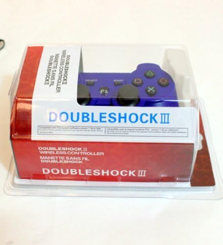 Doubleshock III Wireless Bluetooth Sony PS3 Game Controller (Dark Blue)