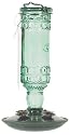 Perky-Pet 8108-2 Green Antique Bottle 10-Ounce Glass Hummingbird Feeder