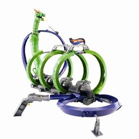 Hot Wheels Dragon Fire Track Set by Mattel