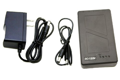 12V 3800mA / 5v 5600mAh Portable Battery Pack (with charger