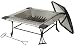 Deckmate Square, Stainless Steel Fire Bowl with Granite Trim