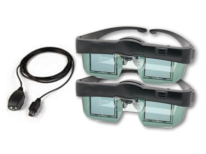 Greatest Shop for DLP 3D shutter glasses and transmitter pack for your compatible 3D HDTV (computer or converter required for some 3D content)