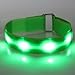 AISON(TM) Silicone Safety Flashing LED Light up Led Armband-Green