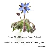 Borage Oil Cold Pressed. Borago Officinalis. 250ml. Borage oil is excellent for skincare especially dry or mature skin and it has been confirmed that the borage plant encourages the production of adrenaline which helps the body cope with stressful situations or for mental exhaustion and depression, it is also said to improve mood in menopausal depression.