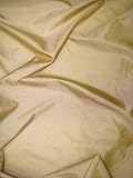 Faux Silk Fabric Champagne Taffeta
