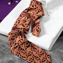 Satin Botanical Tie