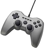 ELECOM PS3 PC両対応USBゲームパッド 振動機能・連射機能付 ダークシルバー JC-U3112FSVDの画像