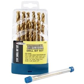 KR Tools 11913 Pro Series 13-Pieces Titanium Drill Bit Set