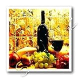 Fruit Food - Wine Bread Cheese Grapes - Iron on Heat Transfers
