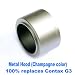 EasyFoto Silve Metal Lens Hood for Contax G1 G2 90mm F2.8 Sonnar lens, 100% replaces GG-3 lens hood