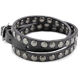 Rebecca Minkoff Triple Wrap Tiny Stud Black Br