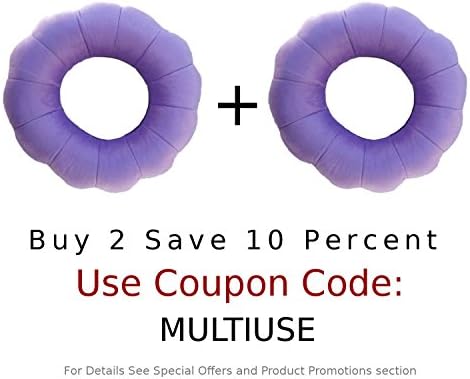 Tension Easing Multi Use Travel Pillow (Purple)