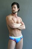 Andrew Christian Sport Mesh Brief for Men - Lt Blue
