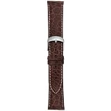 Swiss Watches:Swiss Watch International 21 MM Chestnut Genuine Alligator Strap 21ABR02C