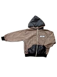 Checker & Leather Hoody