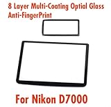 RainbowImaging Optical Glass LCD Screen Protector for Nikon D7000 (ANTI-FIN ....