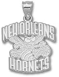 New Orleans Hornets 1'' Sterling Silver Logo Pendant