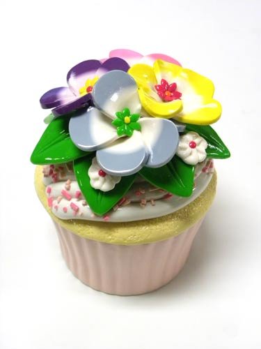 Springtime Cupcake Trinket Box