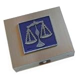 Scales of Justice Travel Jewelry Case