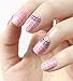 100% Authentic Incoco Nail Polish 16 Double-ended Strips By It's a Nail - Pretty