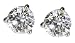 18k White Gold Diamond Stud Earrings (GIA Certified 2.03 cttw, G Color, SI2 Clarity)