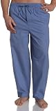 Nautica Men's Easy-Care Woven Sailor Check, Pant, Navy, Large