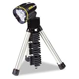 Stanley Bostitch® MaxLife 369 Tripod LED Flashlight, Three, Six or Nine AA Batteries, Black/Yellow