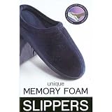 Unique Memory Foam Comfortable Slippers in Navy L New