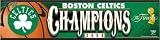 Boston Celtics NBA Finals Champions Bumper Strip