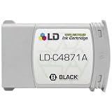 LD © Compatible Hewlett Packard C4871A (HP 80 Black) Pigment Ink Cartridge for DesignJet 1050 & 1055