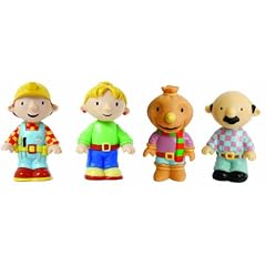 Bob der Baumeister LC65225MP - 4er Figurenpack, Kunststofffiguren zum Sammeln und Spielen