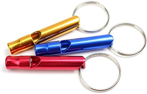 UR925 Berserk Mini Colorful Keychain Style Trumpet Son Bulk Aluminum Outdoor Survival Whistle