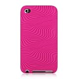 Hot Pink Minisuit Touch Case - Silicone skin design cases for Apple iPod Touch 4g 4th Generation bonus screen protector + Minisuit LCD Cleaner