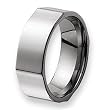 Polished Faceted Tungsten Carbide Ring (8.0 mm) - Sizes 7-13