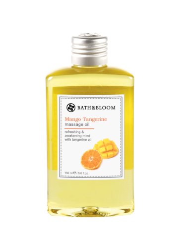 BATH & BLOOM mango tangerine massage oil 150mL