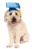 Rubies Costume Blue Graduation Hat Pet Accessory, Medium/Large