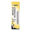 BIC Standard Ball Pen Refill, Fine Point (0.8 mm), Wide Body, Velocity, XXL, Pro+, ReAction, A.I., Black, 96 Refills