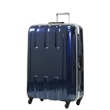 ＜シフレ＞ａｎｄ　Ｌｉｇｈｔ　超軽量ポリカーボネートメタリックカラースーツケース　キャリーケース (72cm <約7泊～長期用> 容量：約93リットル ＬＬサイズ, メタリックブルー)