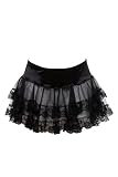 Torrid Plus Size Black Mesh and Lace Petticoat